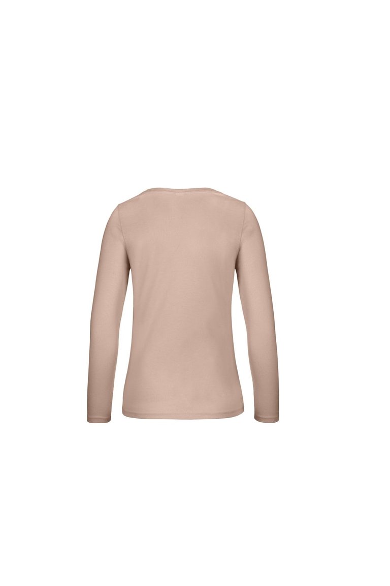 B&C Womens/Ladies E150 Long sleeve T-Shirt (Millennial Pink)