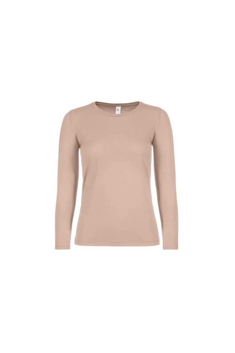 B&C Womens/Ladies E150 Long sleeve T-Shirt (Millennial Pink) - Millennial Pink