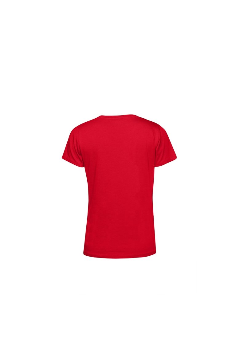 B&C Womens/Ladies E150 Organic Short-Sleeved T-Shirt (Red)