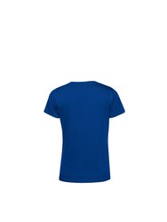 B&C Womens/Ladies E150 Organic Short-Sleeved T-Shirt (Royal Blue)