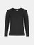 B&C Womens/Ladies E190 LSL Top (Black) - Black