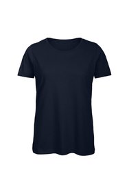 B&C Womens/Ladies Favourite Organic Cotton Crew T-Shirt (Navy Blue) - Navy Blue