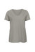 B&C Womens/Ladies Favourite Organic Cotton V-Neck T-Shirt (Light Grey) - Light Grey