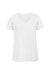 B&C Womens/Ladies Favourite Organic Cotton V-Neck T-Shirt (White) - White