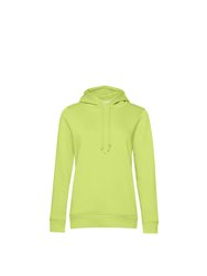 B&C Womens/Ladies Organic Hoodie (Lime Green) - Lime Green