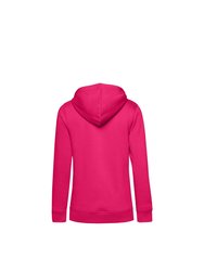 B&C Womens/Ladies Organic Hoodie (Magenta)