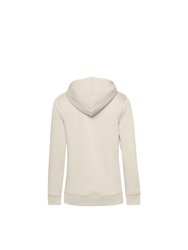 B&C Womens/Ladies Organic Hoodie (Off White)