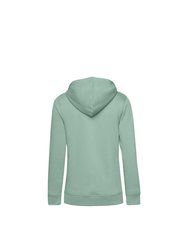 B&C Womens/Ladies Organic Hoodie (Sage Green)