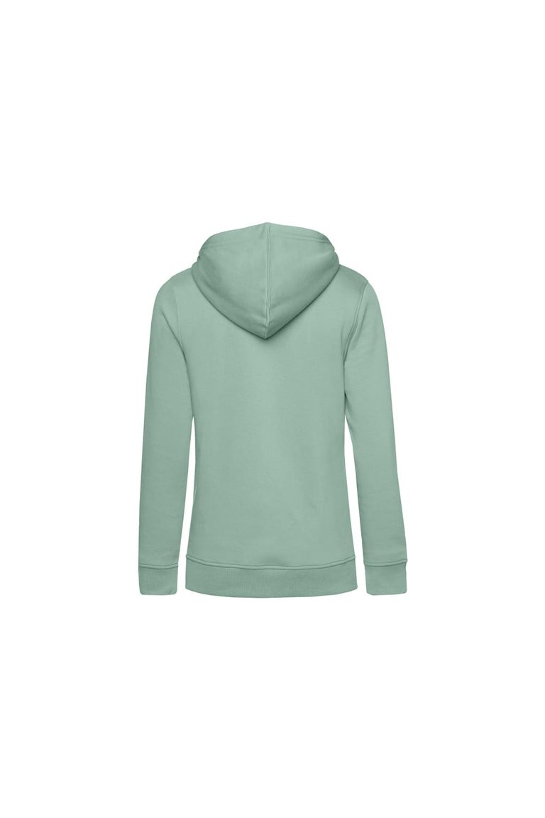 B&C Womens/Ladies Organic Hoodie (Sage Green)