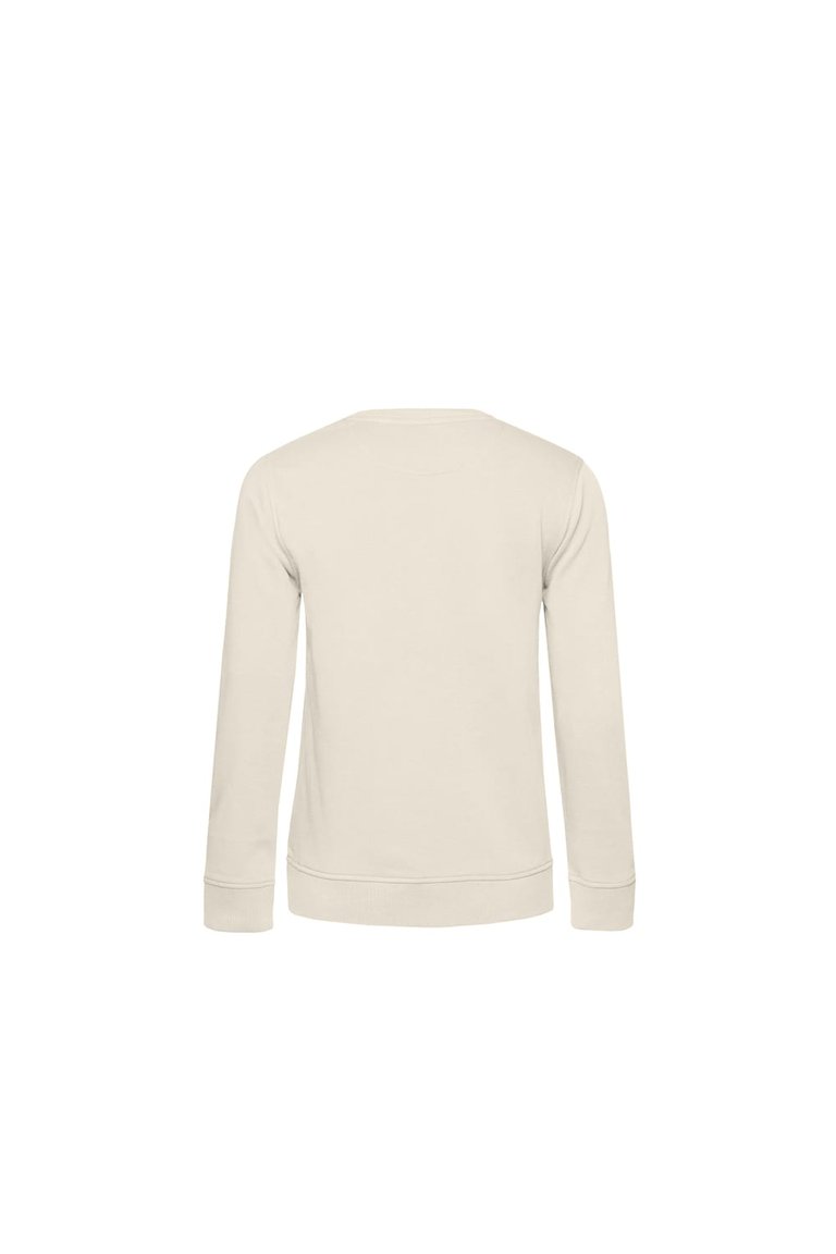 B&C Womens/Ladies Organic Sweatshirt (Off White)