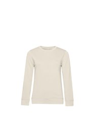 B&C Womens/Ladies Organic Sweatshirt (Off White) - Off White
