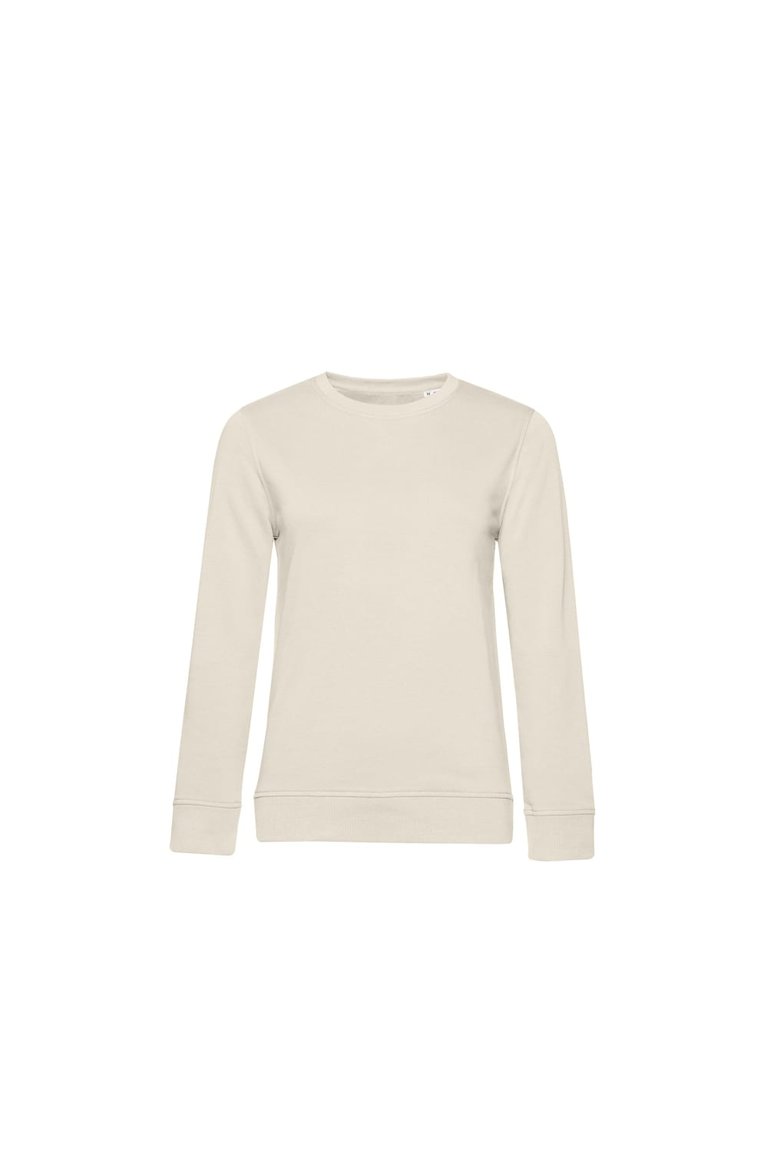 B&C Womens/Ladies Organic Sweatshirt (Off White) - Off White