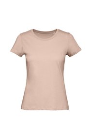Womens Favourite Organic Cotton Crew T-Shirt - Millennial Pink - Millennial Pink