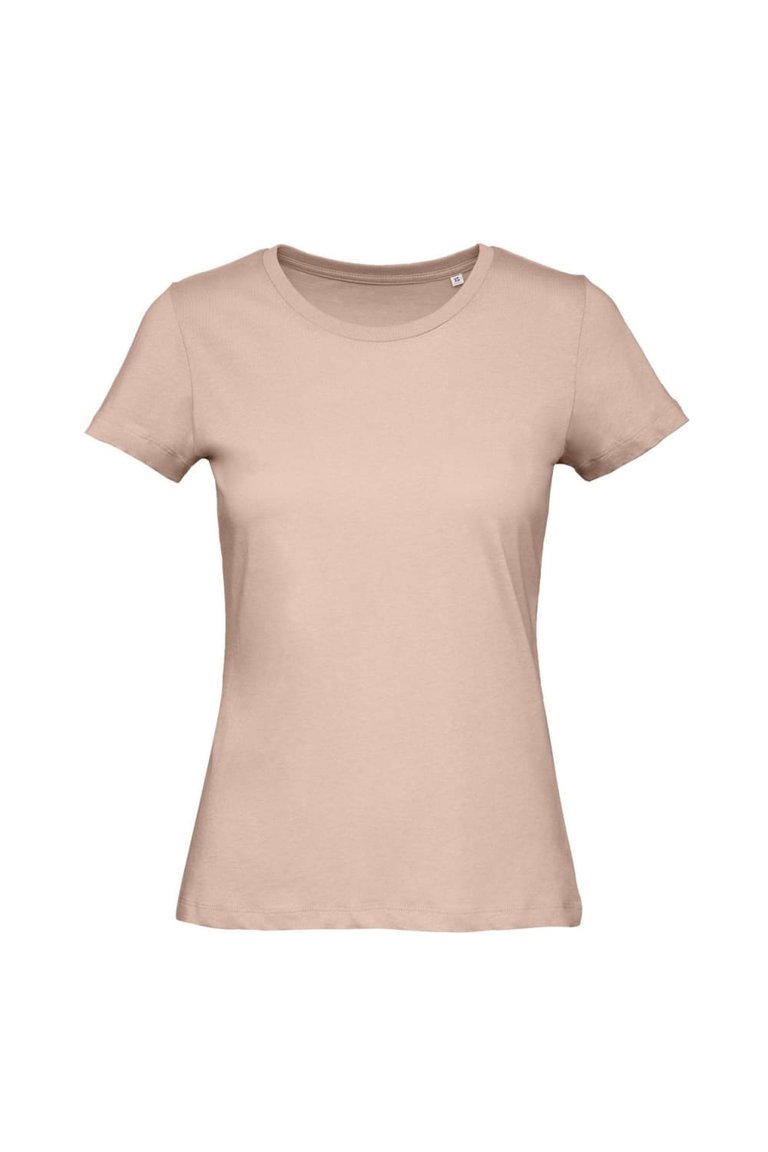 Womens Favourite Organic Cotton Crew T-Shirt - Millennial Pink - Millennial Pink