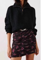 Cassi Skirt - Black Multi