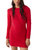 Tunia Alpaca Sweater Mini Dress - Red