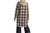 Women'S Prago Check Plaid Oversized Silhouette Hooded Coat