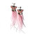 Blush Ostrich Feather Dangle - Blush