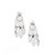 Harlow Statement Earrings - White