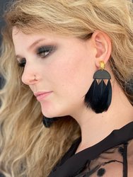 JetSet Statement Earrings - Midnight