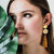 Metis Dangle With Silk Tassel Earrings - Brown