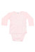 Baby Kimono Long-Sleeved Onesie - Powder Pink