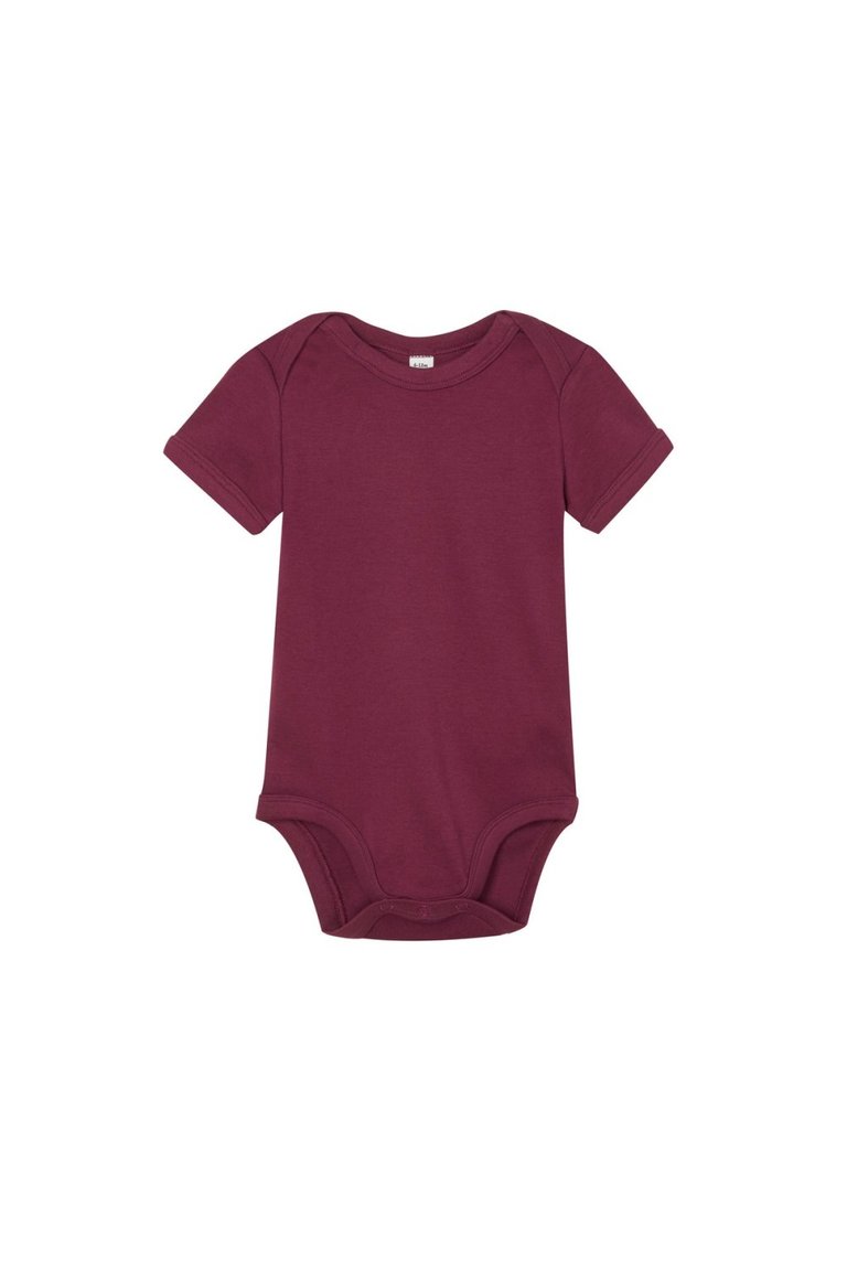 Baby Onesie - Burgundy - Burgundy