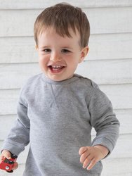 Babybugz Baby/Babies Sweatshirt (Heather Gray Melange)