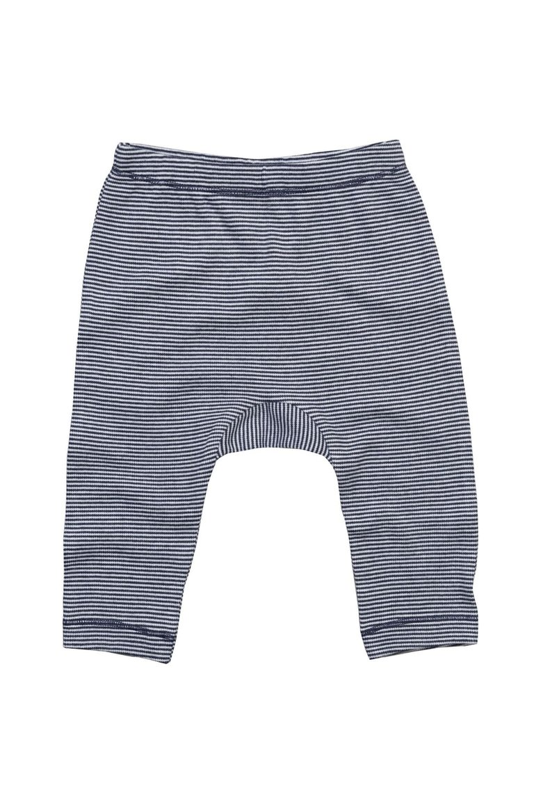 BabyBugz Baby Boys Striped Leggings (White/Nautical Navy) - White/Nautical Navy