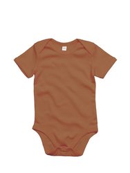 Babybugz Baby Unisex Cotton Bodysuit (Caramel Toffee) - Caramel Toffee