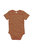 Babybugz Baby Unisex Cotton Bodysuit (Caramel Toffee) - Caramel Toffee