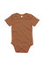 Babybugz Baby Unisex Cotton Bodysuit (Caramel Toffee) - Caramel Toffee