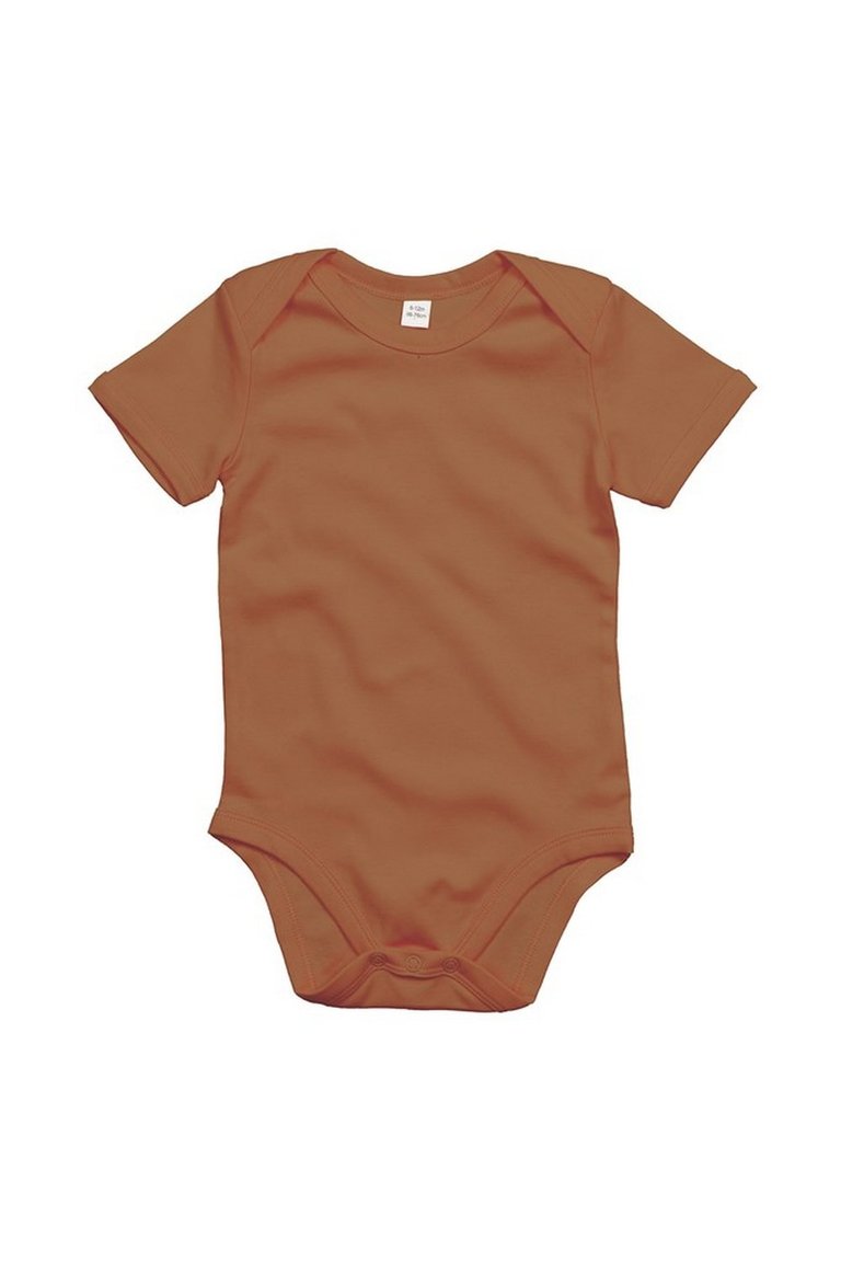 Babybugz Baby Unisex Cotton Bodysuit (Caramel Toffee) - Caramel Toffee