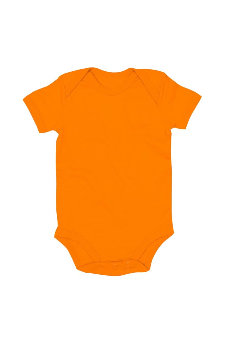 Babybugz Baby Unisex Cotton Bodysuit (Orange) - Orange