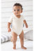 Babybugz Baby Unisex Organic Cotton Kimono Bodysuit (Natural)