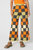 Organic Cotton Checkerboard Pant - Papaya Check