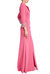 Fitted Coat Dress Gown With Embellished Cuffs