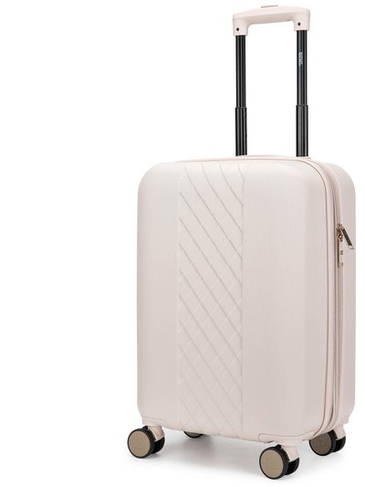 Badgley Mischka Luggage Diamond Expandable Chic Carry-on Suitcase product