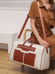 Juliet Canvas Weekender Duffel Travel Bag