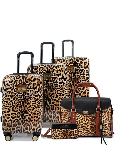 Badgley Mischka Luggage Leopard Luggage Set | Weekender | Sling Bundle product