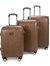 Snakeskin 3 Piece Expandable Luggage Set