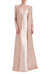 Mikado Gown and Sequined Duster Set - Champagne