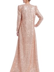 Mikado Gown and Sequined Duster Set