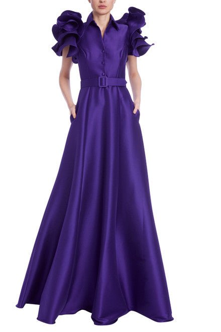 Badgley Mischka Lilac Gown