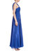 One-Shoulder Pleated Chiffon Evening Gown