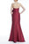 Strapless Bow Front Gown