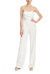 Strapless Tuxedo-Style Jumpsuit - Light Ivory