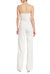 Strapless Tuxedo-Style Jumpsuit