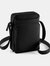 Across Shoulder Strap Cross Body Bag - Black - Black