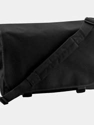 Adjustable Messenger Bag 11 Liters, Pack Of 2 - Black - Black